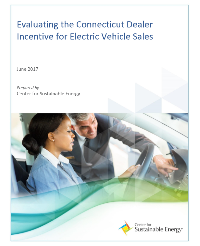 Evaluating the Connecticut Dealer Incentive for Electric Vehicle Sales