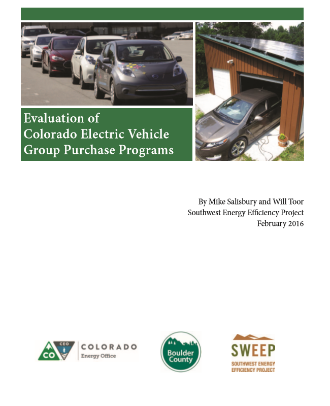 Evaluation of Colorado Electric Vehicle Group Purchase Programs Atlas