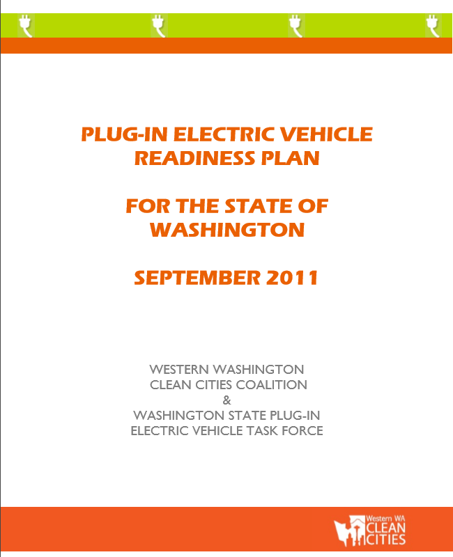 Plugin Electric Vehicle Readiness Plan for the State of Washington