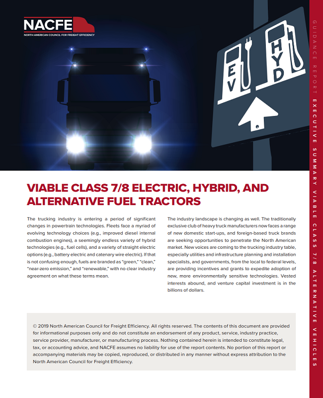 Annual Fleet Fuel Study – North American Council for Freight Efficiency