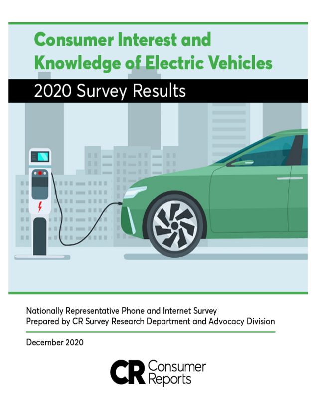 Consumer reports electric deals vehicles