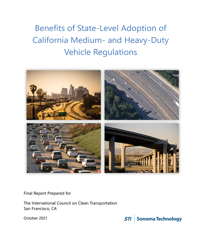 Benefits of statelevel adoption of California medium and heavyduty