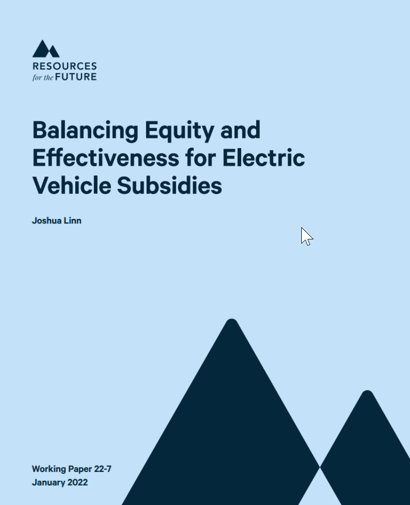 Balancing Equity and Effectiveness for Electric Vehicle Subsidies